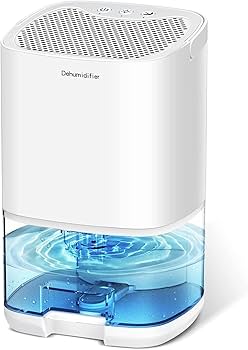 Portable Quiet Air Dehumidifier – Odor & Moisture Remover for Home / Bedroom / Office